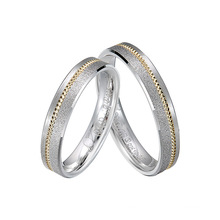 Fashion Gold and Rhodium Color Men′s 925 Sterling Silver Finger Rings in Sterling Silver Jewelry